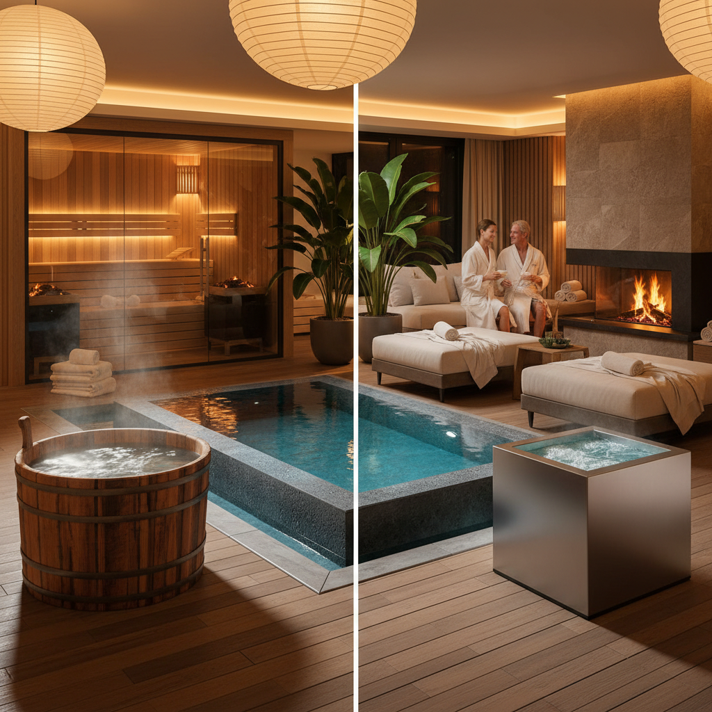 Verschiedene Tauchbecken Modelle im Vergleich