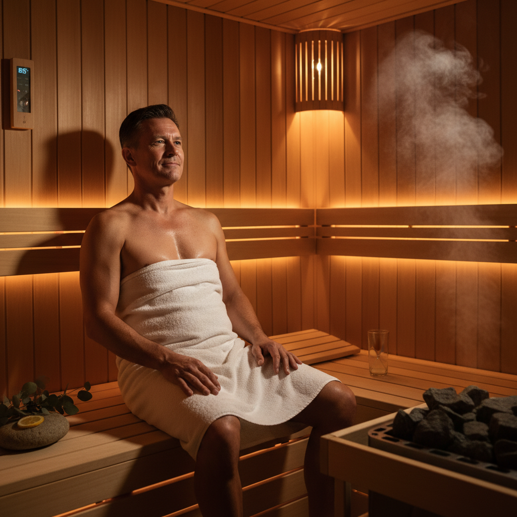 Kalorienverbrennung in der Sauna