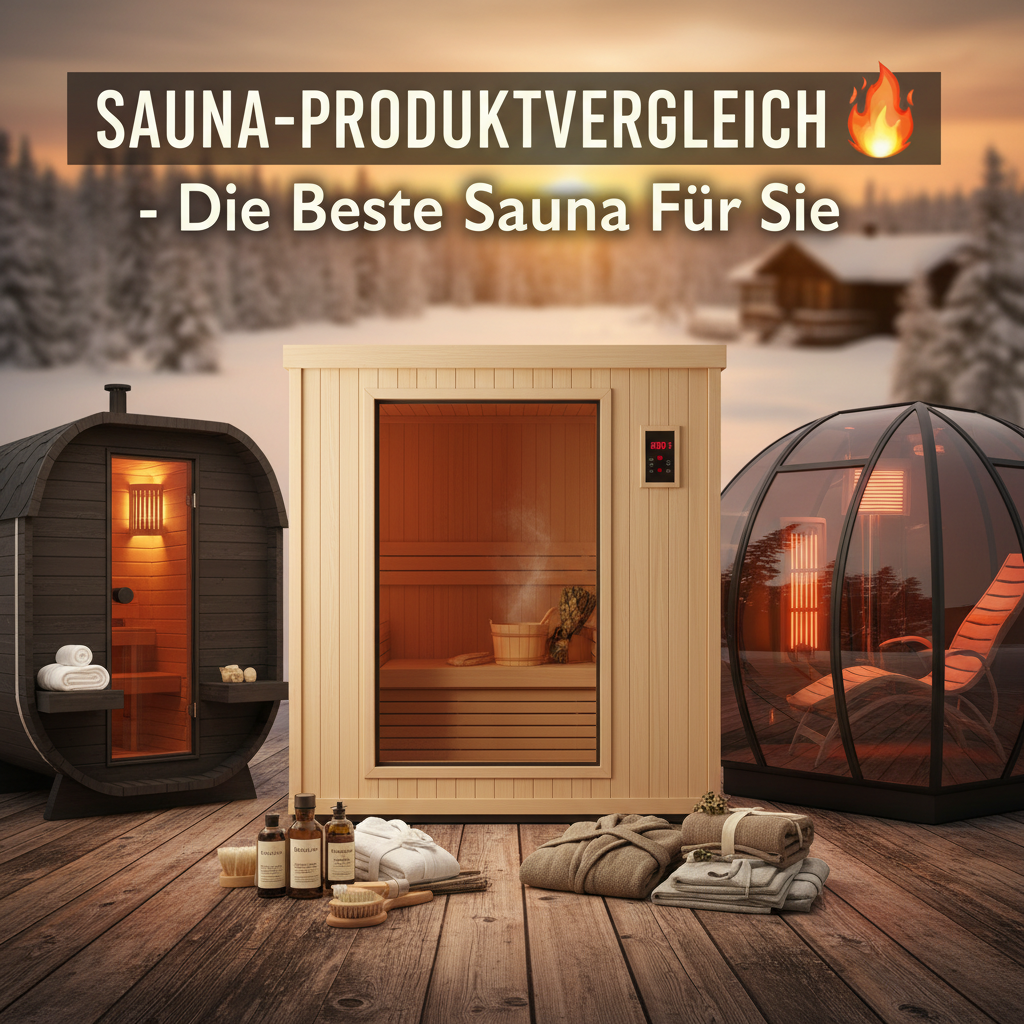 🔥 Vergleich von Sauna-Produkten: Finde die beste Sauna für deine Gesundheit
