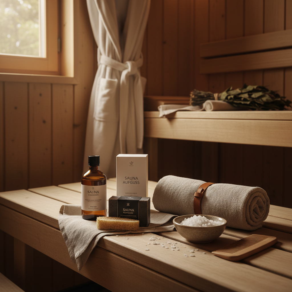 Hygiene-Artikel für den Saunabesuch