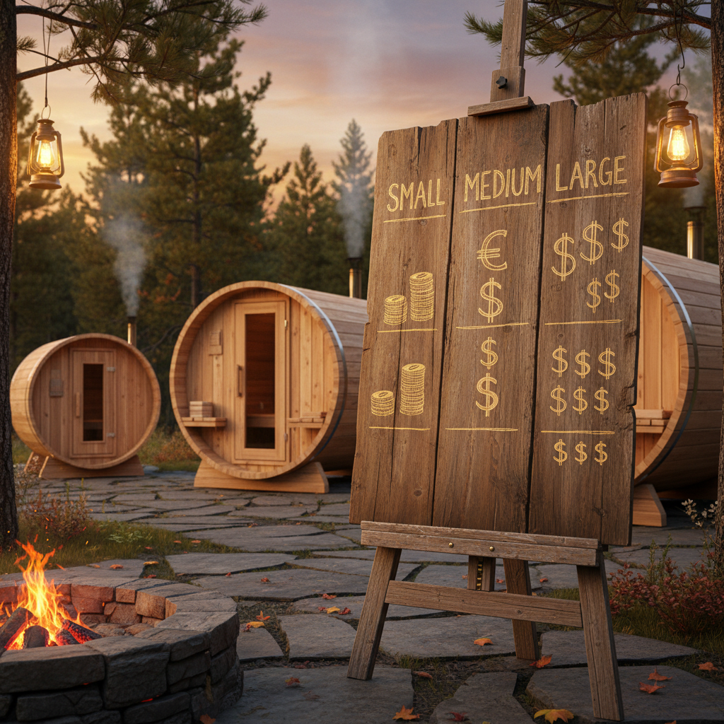 Fasssauna Preisvergleich – kleine, mittlere und große Modelle