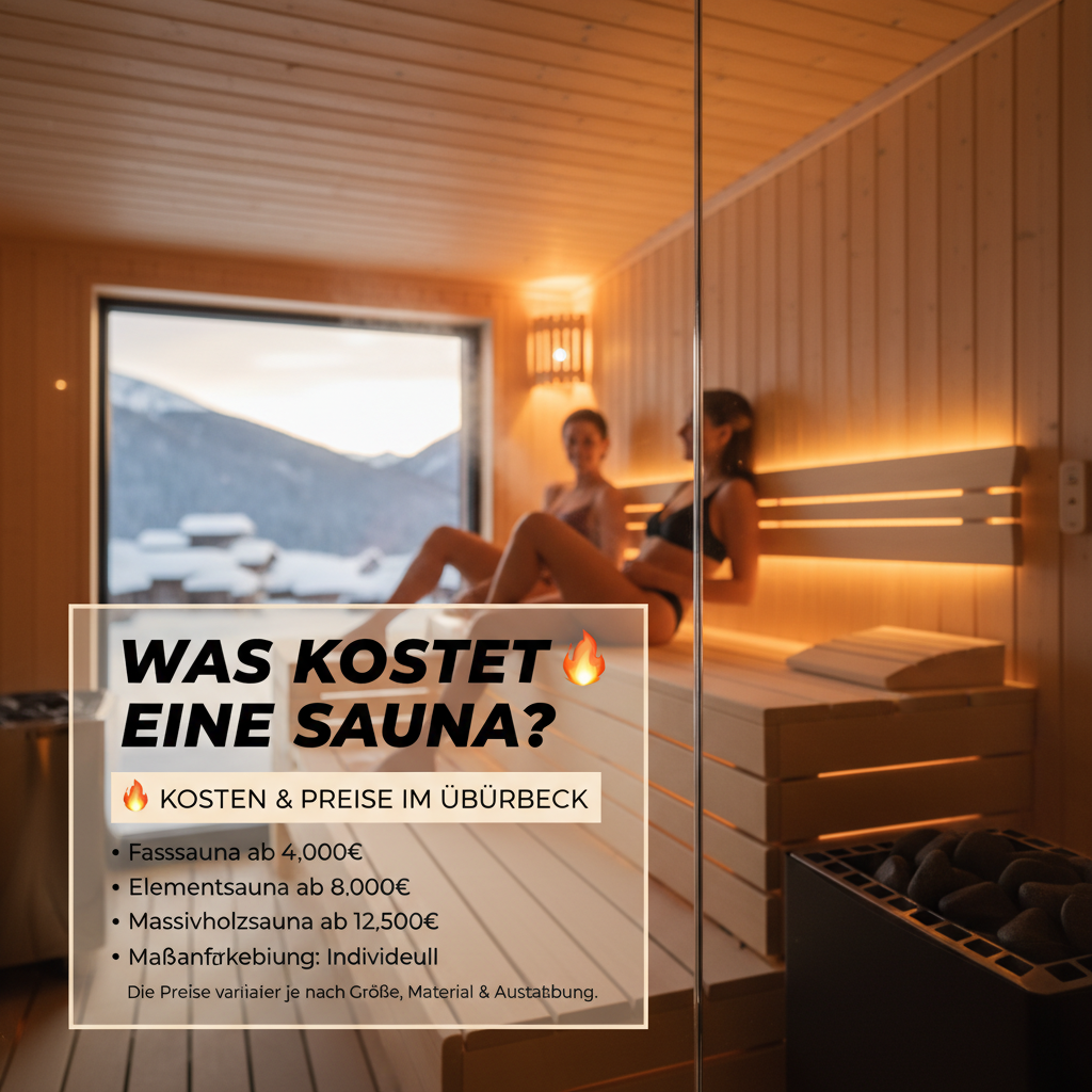 Was kostet eine Sauna? 🔥 Kosten & Preise im Überblick