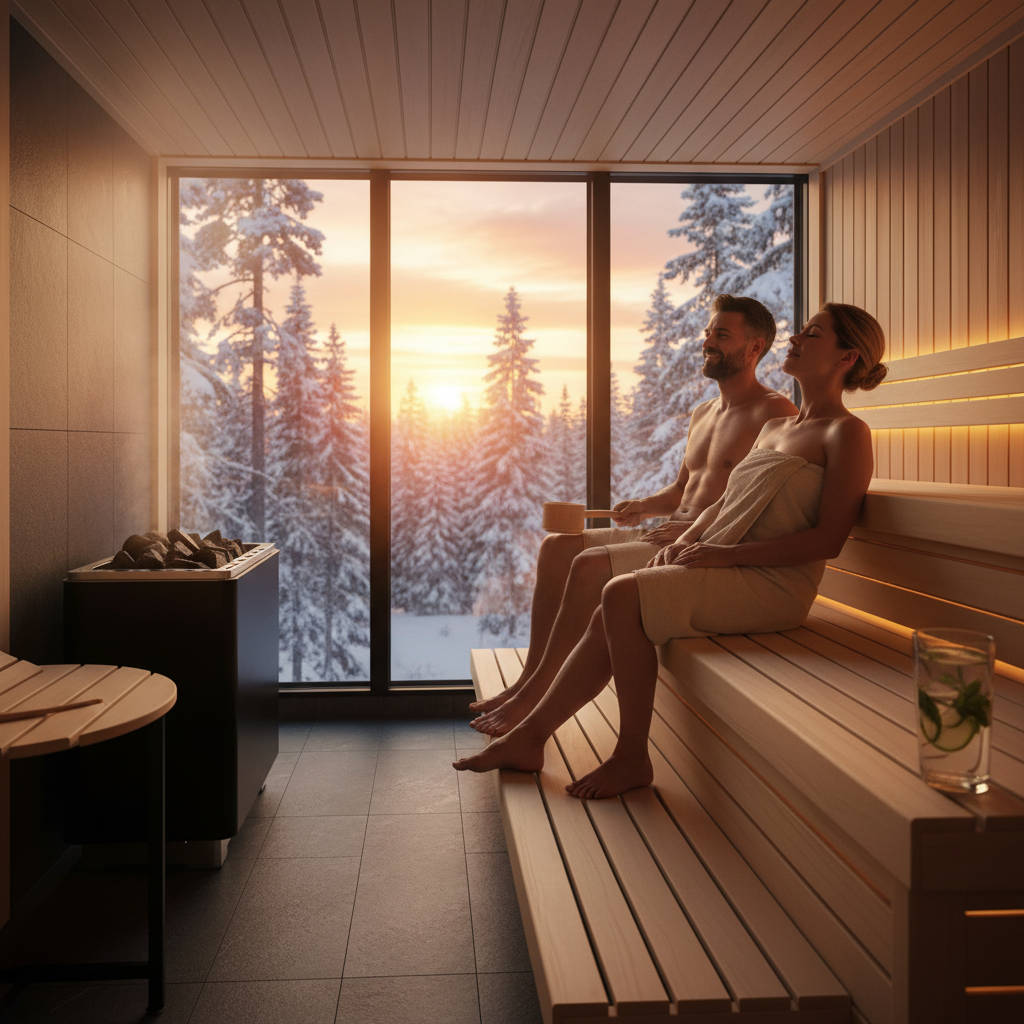 Sauna-Besuch