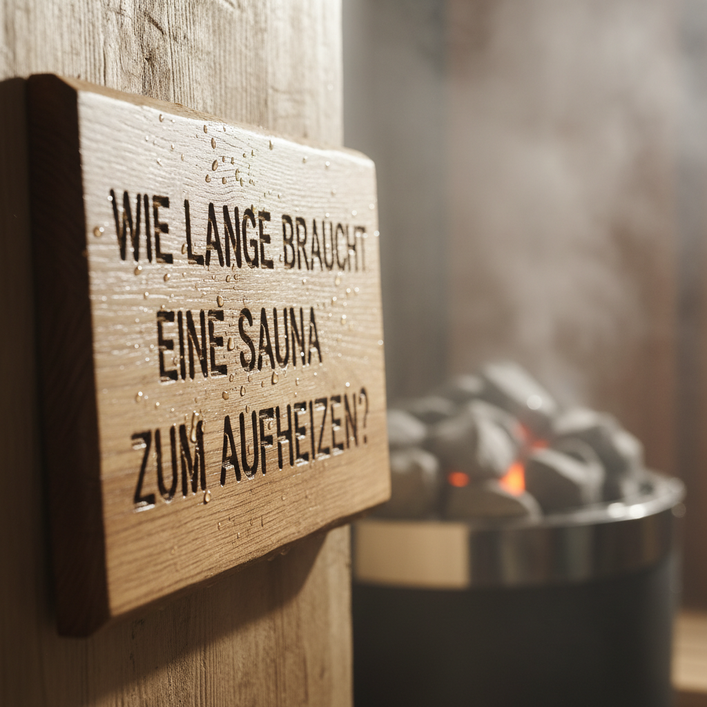 Saunaofen heizt Saunakabine auf – Faktoren wie Isolierung, Größe und Ofentyp beeinflussen die Aufheizzeit