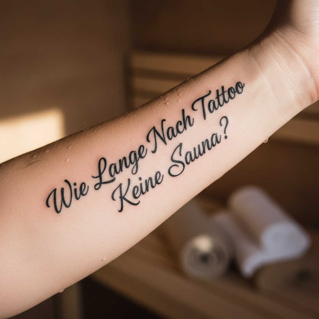 Sauna und Tattoo: Warum Vorsicht geboten ist