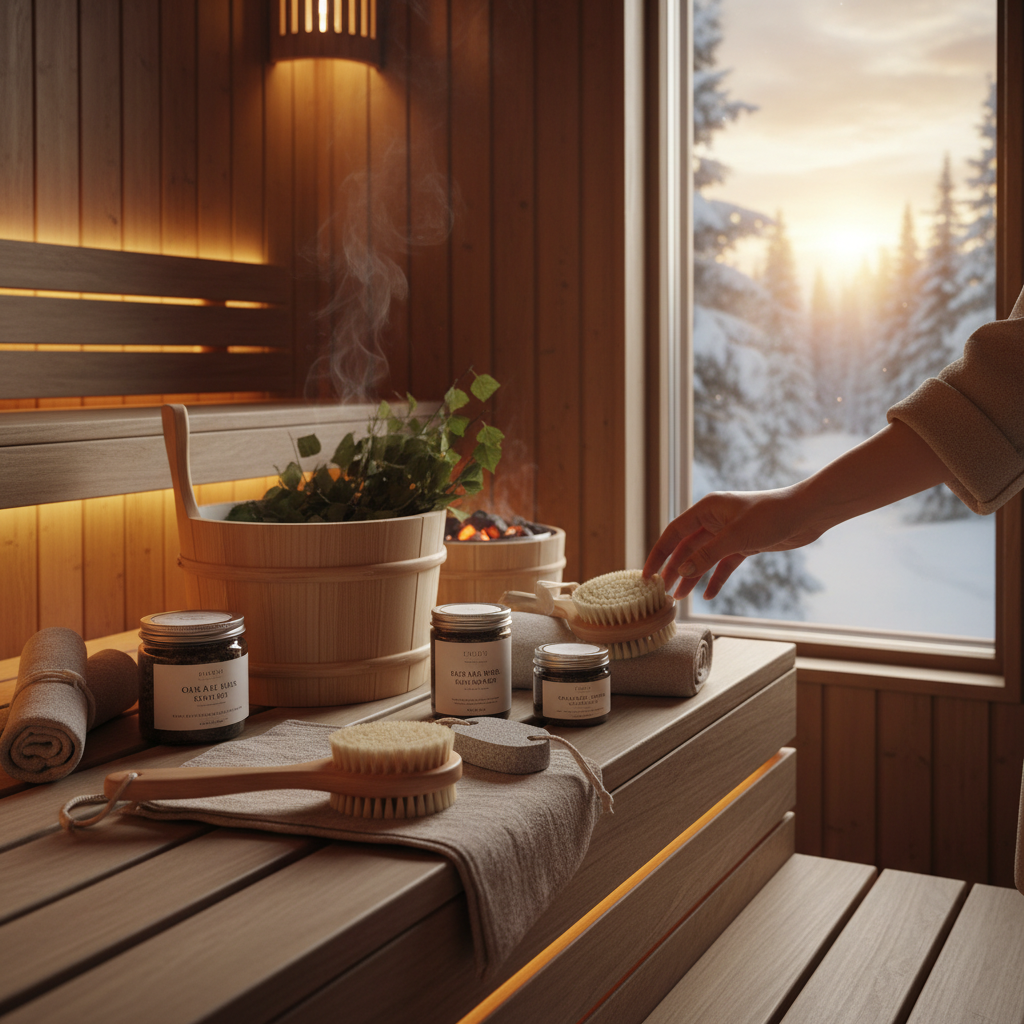 Saunazubehör für die Hautgesundheit