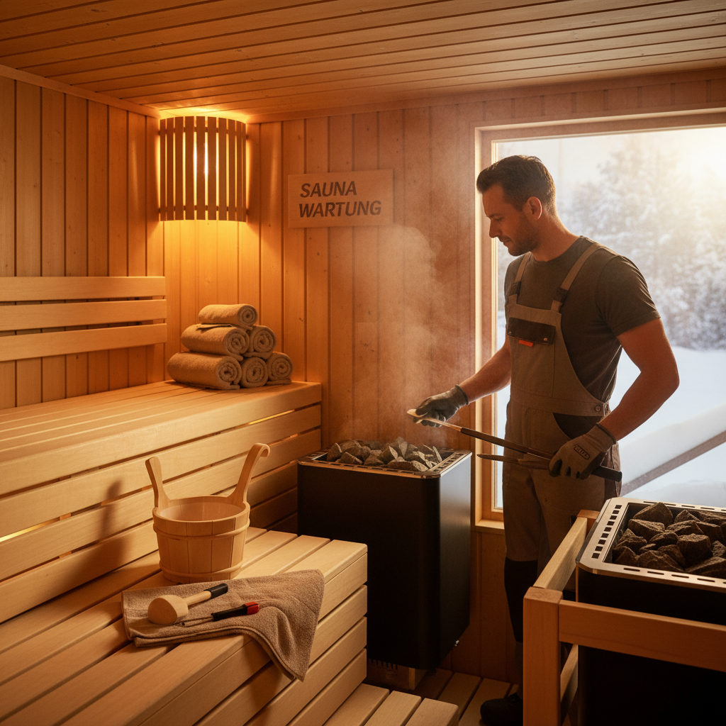 Sauna Wartung